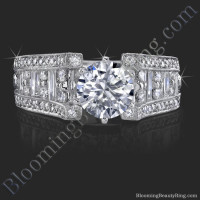 6 Prong Tiffany Style Engagement Ring