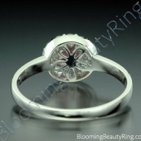 .60 ctw. Pink Sapphire and Diamond Raised Ring - 2