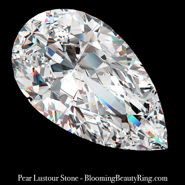 1.75 ct. Pear Cut Lustour Stone