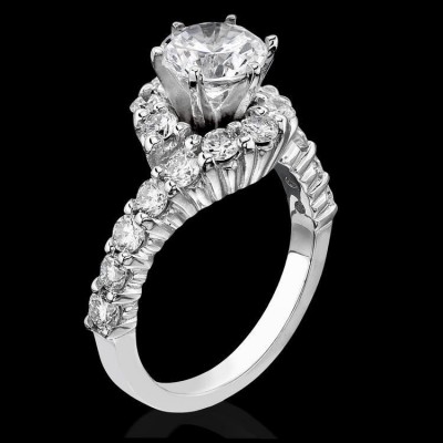 1.25 ctw. Perfectly Designed Twist and Loop Setting with Endless Diamonds and 6 Secure Prongs
