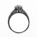 041bbr | Antique Filigree Ring | for a 1.20ct. to 1.30ct. round stone | Vintage Solitaire