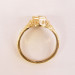 128-6fbbr | Pre-Set Antique Filigree Ring | .52ct. round diamond | Scrolls