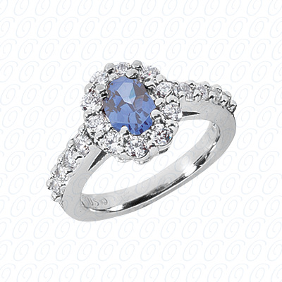 Light Blue Sapphire Engagement Ring