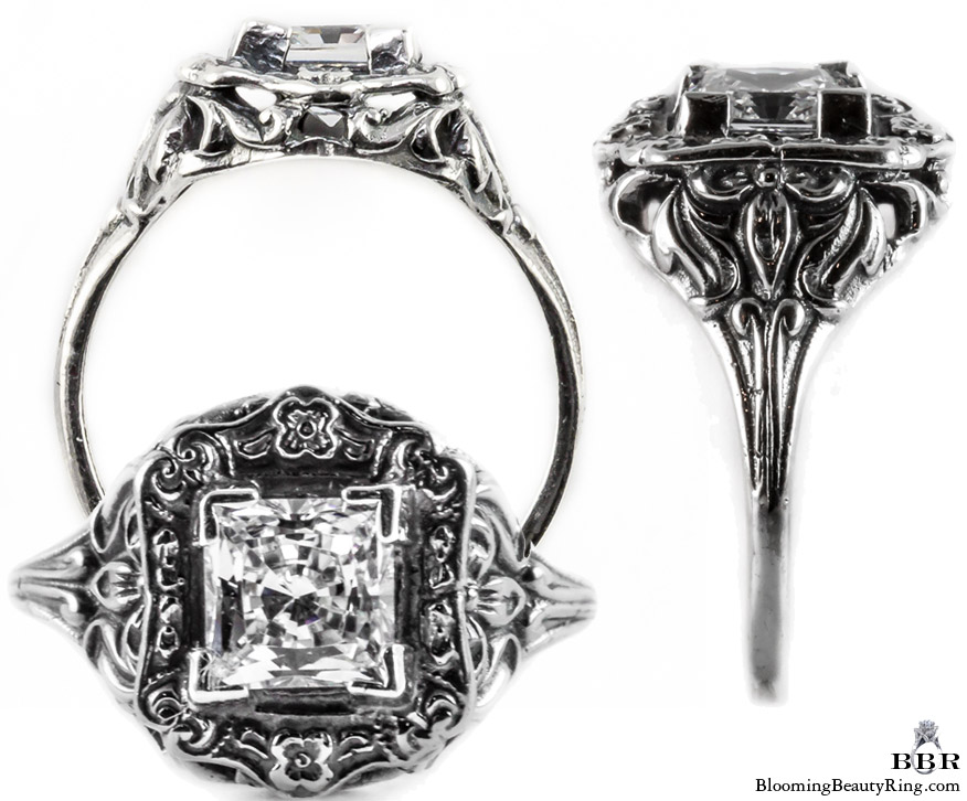 e021bbr antique filigree engagement rings