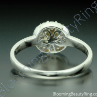 .65 ctw. Round Yellow Sapphire and Diamond Ring - 3