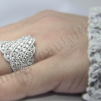 diamond fashion ring on the hand