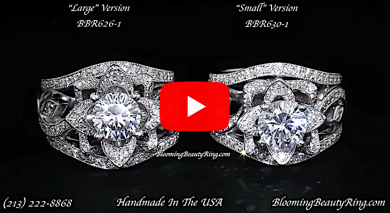 The Original Lotus Swan Double Band Flower Ring Set – bbr630-1 comparasion videos