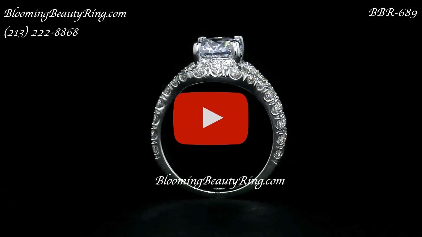 1.60ctw Together Forever diamond engagement ring – bbr689e standing up video