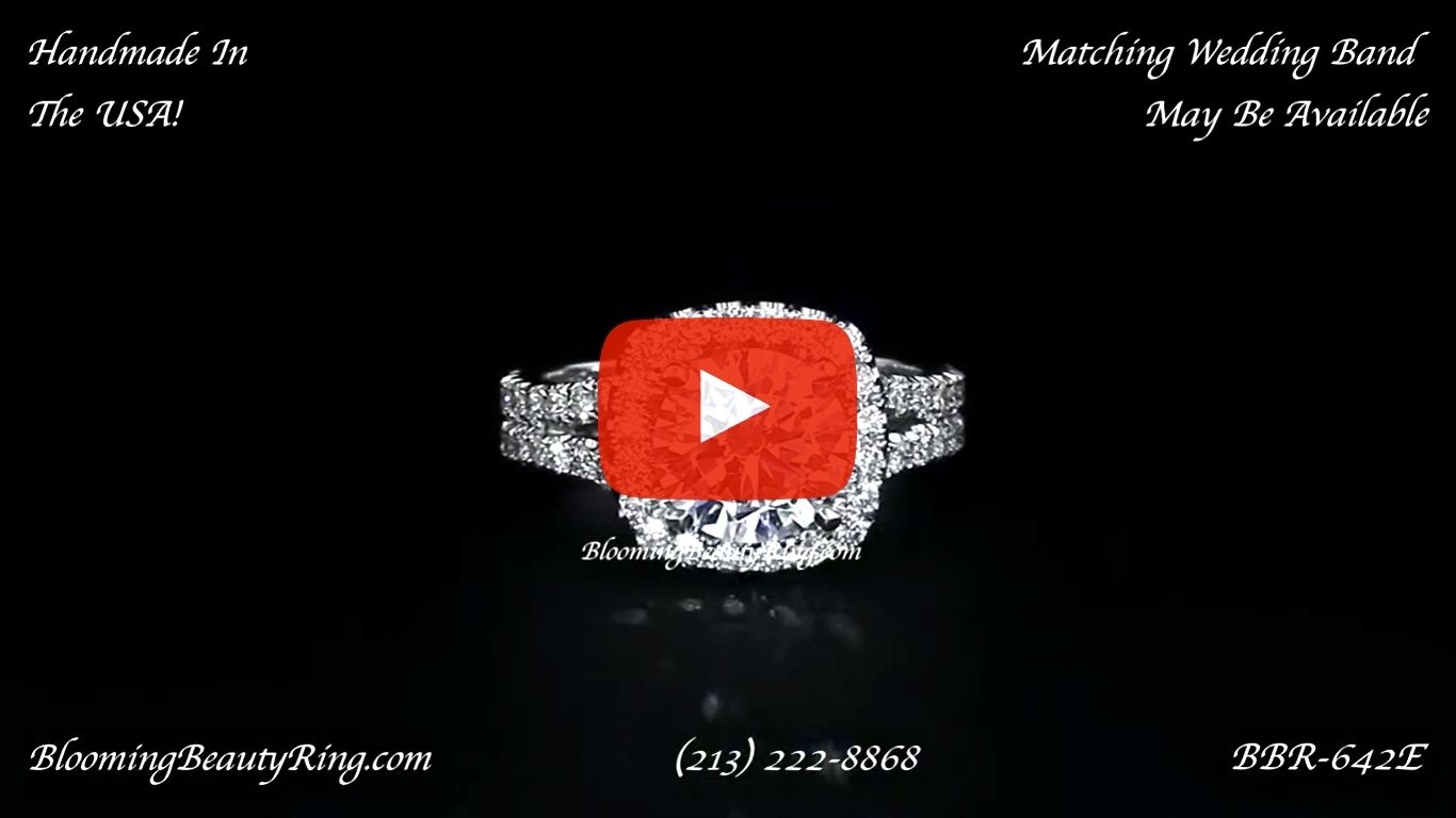 1.00 ctw. Diamond Engagement Ring bbr642E laying down video