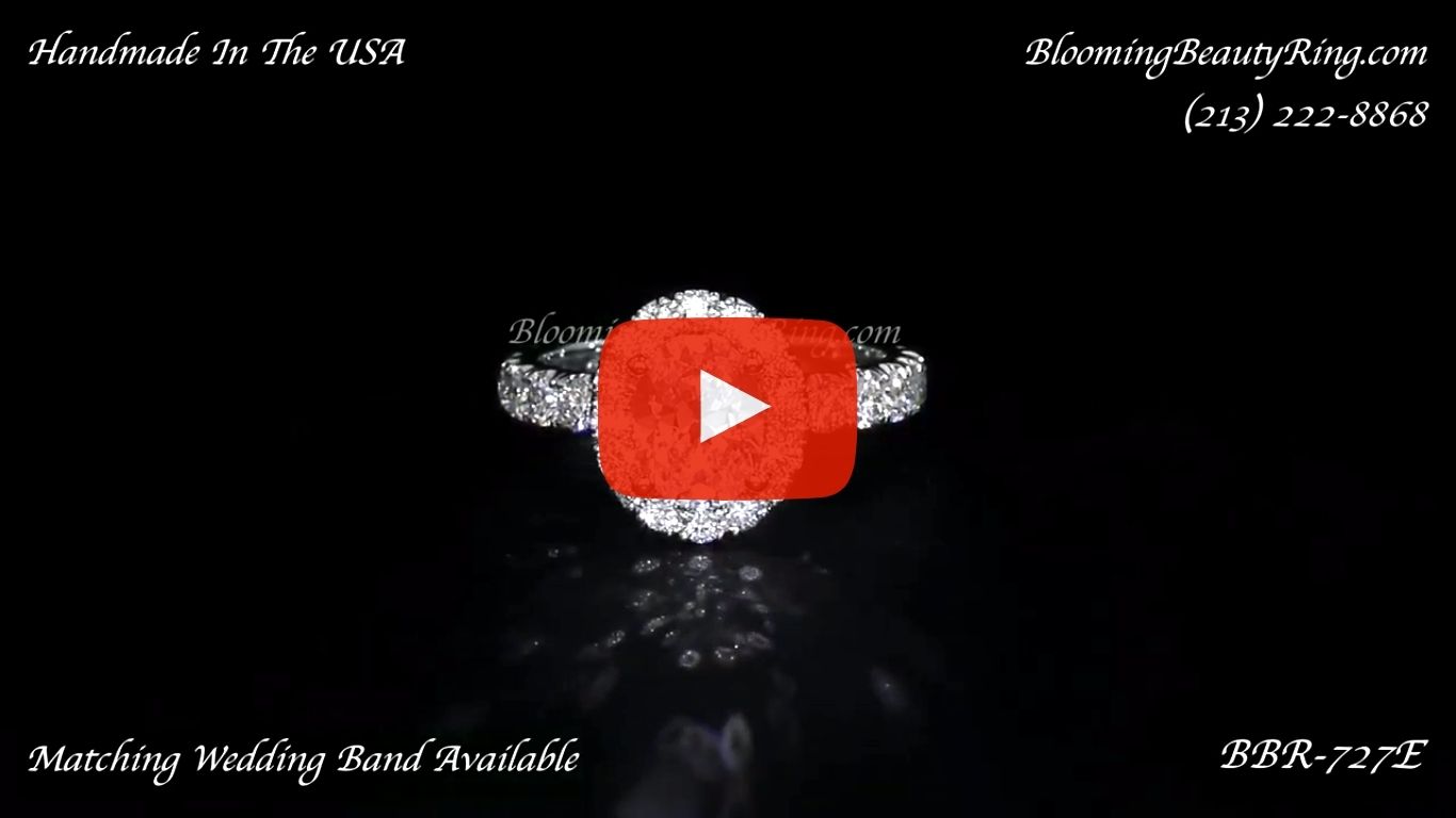 1.25 ctw. Diamond Engagement Ring BBR727E laying down video