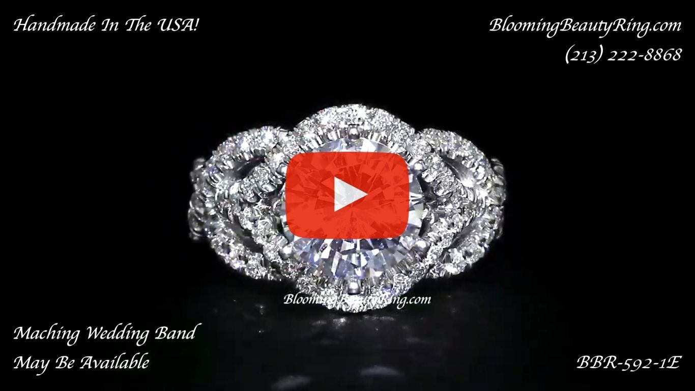 1.25 ctw. Diamond Engagement Ring bbr592-1 laying down video