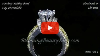 1.65 ctw. A Journey of Love Begins BBR-585-1 Engagement Ring standing up video