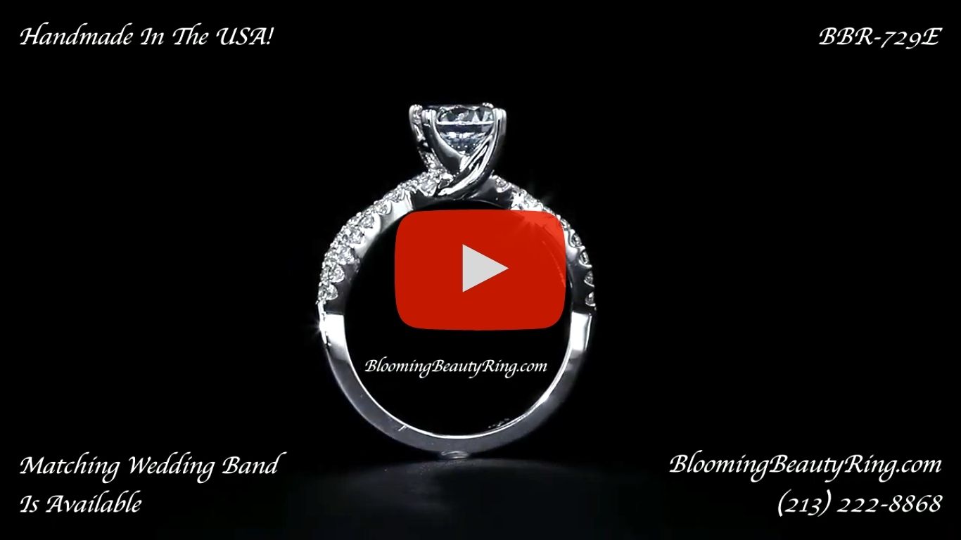 .30 ctw. Diamond Engagement Ring bbr729E standing up video