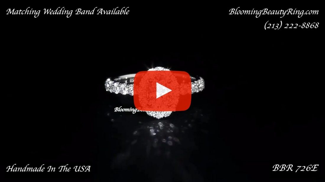 .90 ctw. Diamond Engagement Ring BBR726E laying down video
