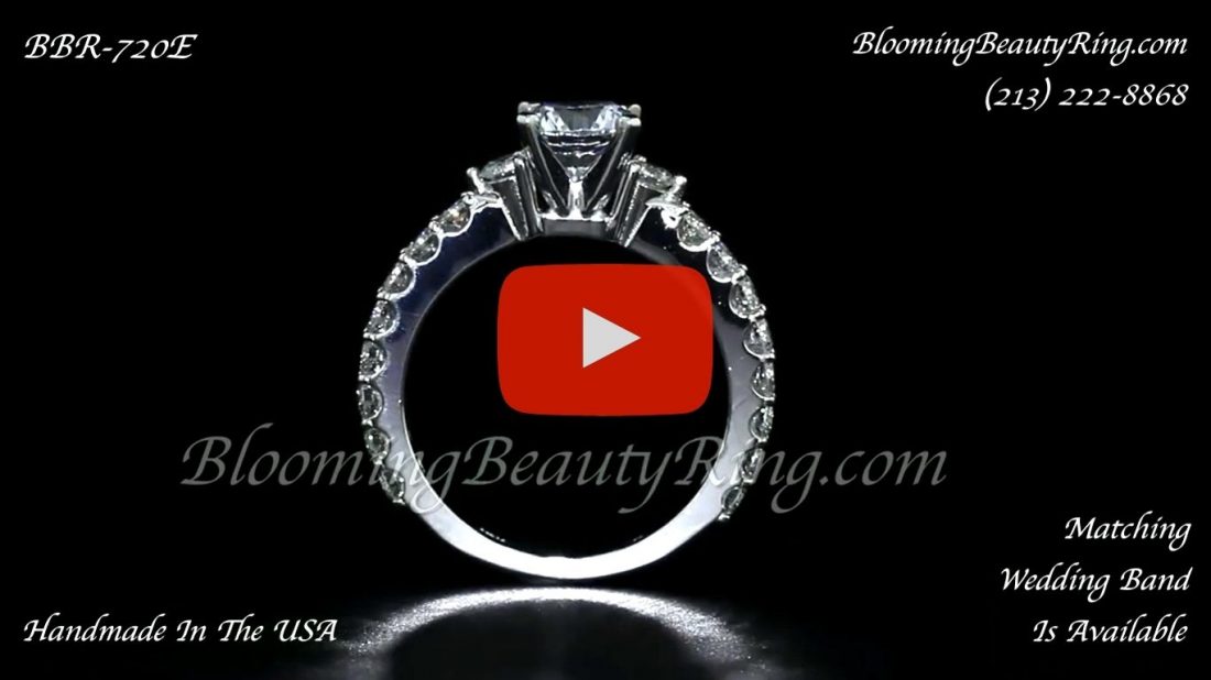 .95 ctw. Diamond Engagement Ring BBR-720E standing up video