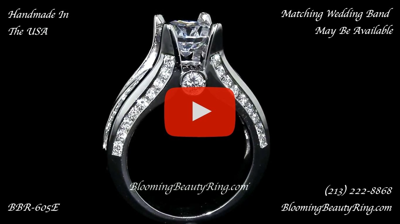 2.25 ctw. Diamond Engagement Ring bbr605E standing up video