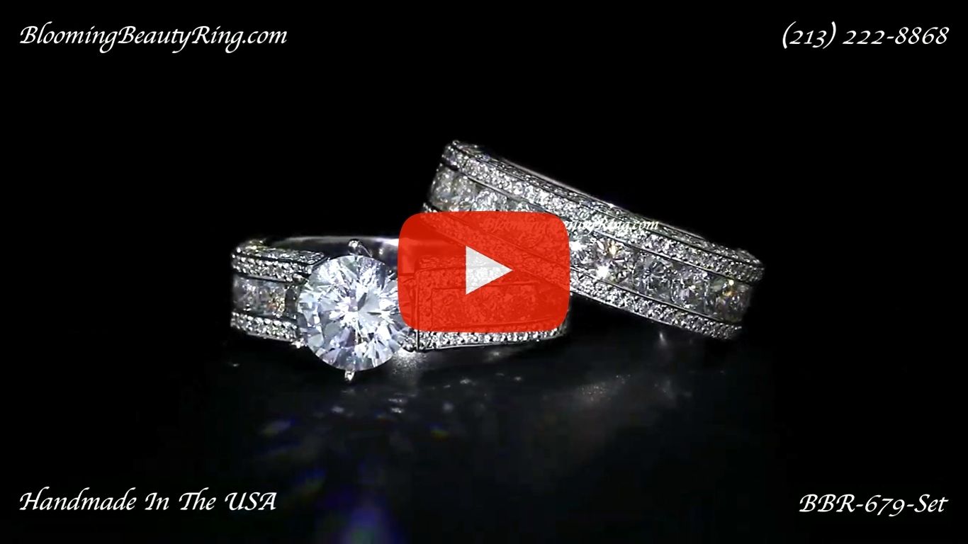 Diamond Engagement Ring Set BBR-679set image link