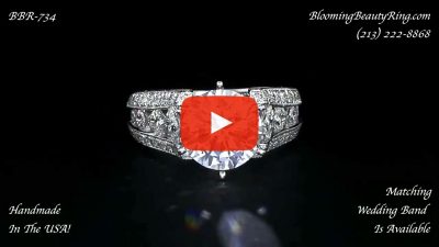 1.80ctw Diamond Engagement Ring BBR-734E laying down video