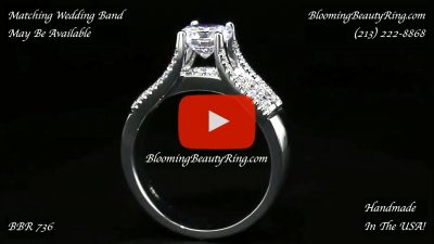 Diamond Engagement Ring BBR-736 StandingUp Video