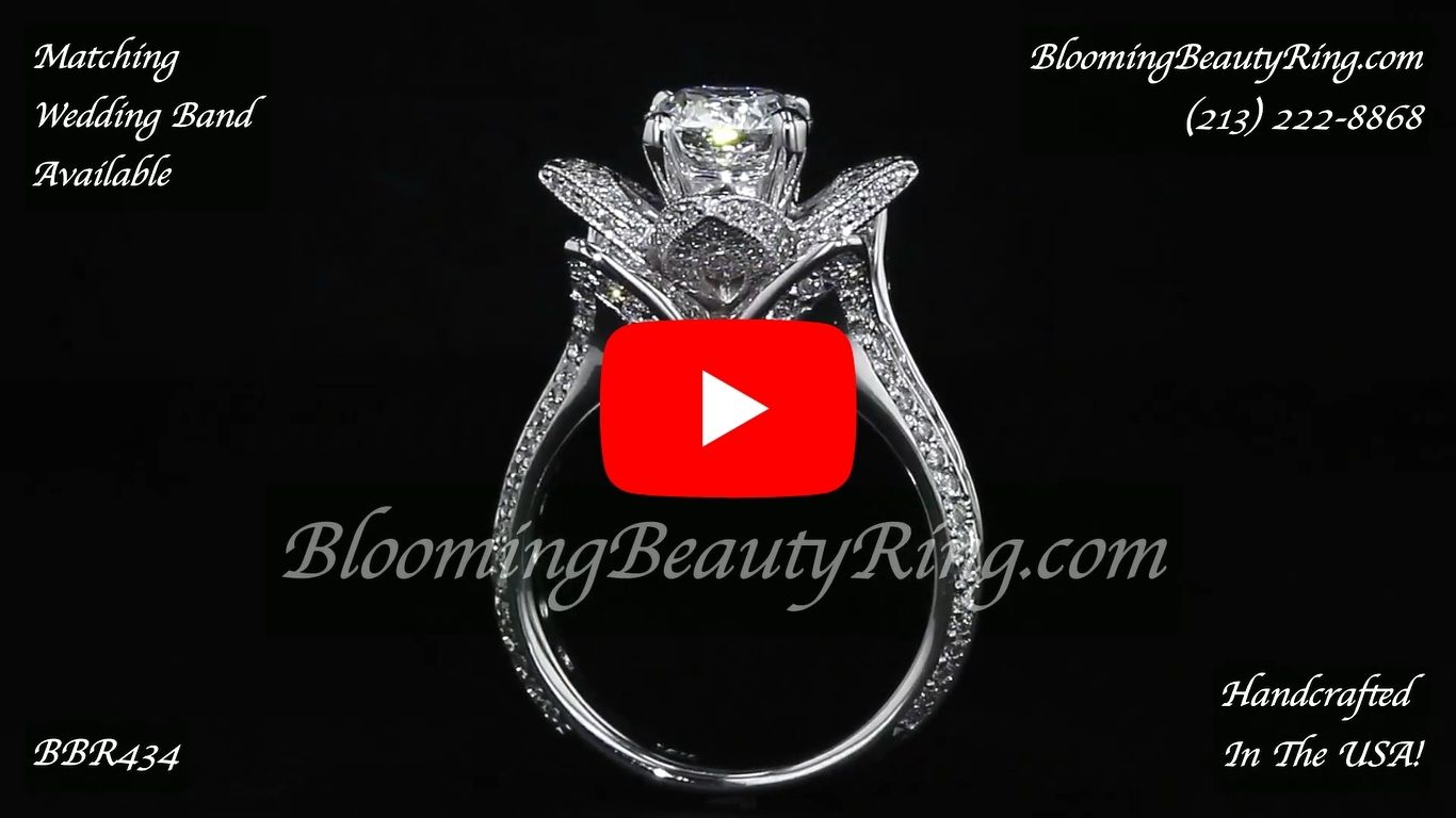 1.78 ctw. Original Large Blooming Beauty Flower Ring